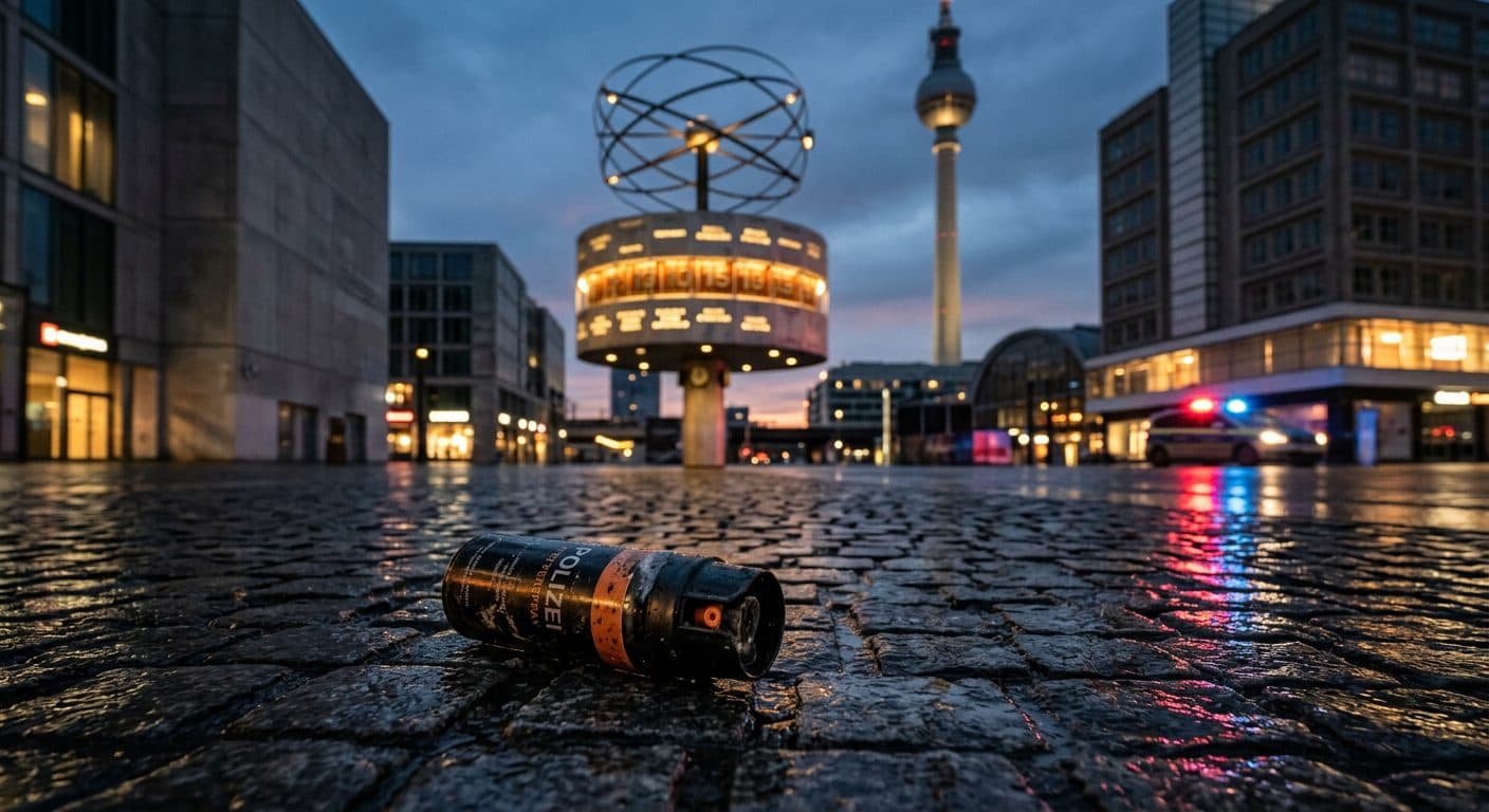 Verdächtige alle betrunken: Fünf Festnahmen nach Angriff auf Polizei am Alexanderplatz