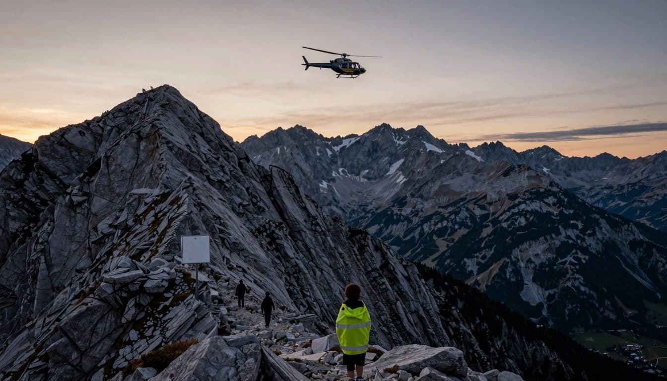 Zehnjährige bricht bei Bergtour in Gosau zusammen – Polizeihubschrauber im Einsatz