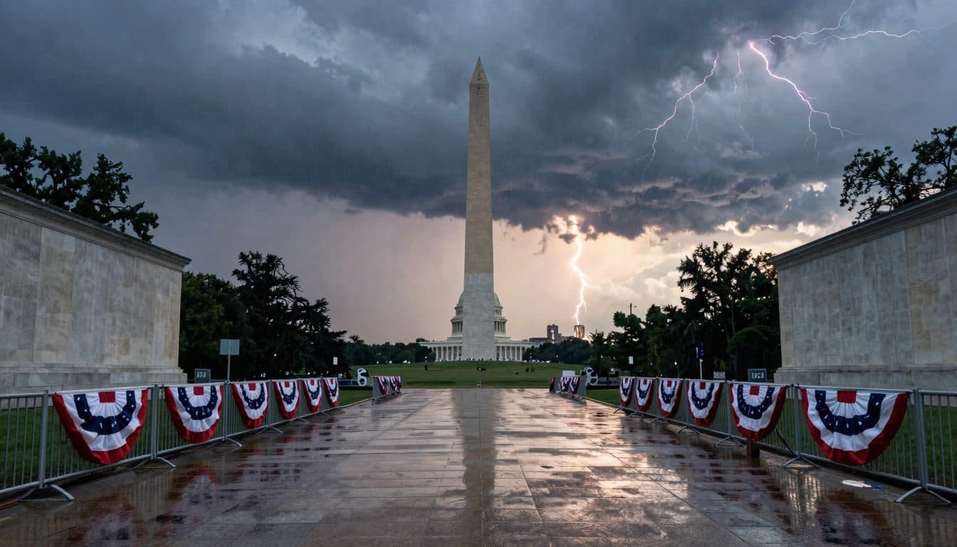 USA feiern 250. Unabhängigkeitstag – Hitze und Unwetter setzen Jubiläumsfeiern in Washington zu