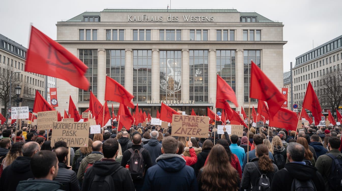 Verdi ruft Beschäftigte von Rewe, Ikea, H&M und Primark in Berlin zu Warnstreiks auf