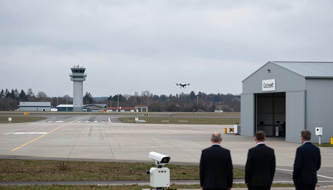 Neues Forschungszentrum für Drohnensicherheit am Flughafen Cochstedt eröffnet