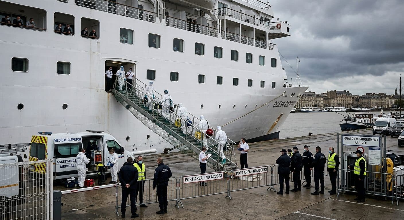 Magen-Darm-Infekte stoppen Kreuzfahrt in Bordeaux