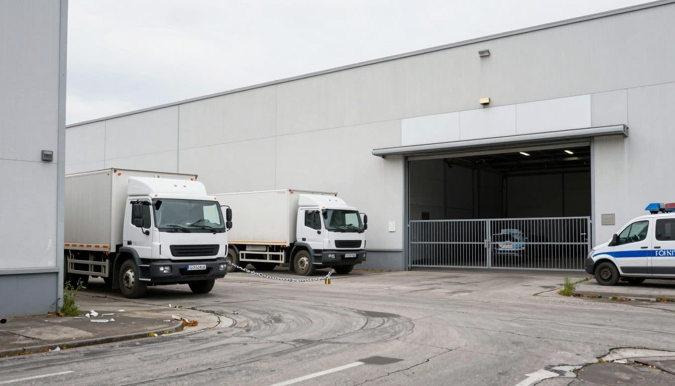 Illegale Werkstätte Wien-Floridsdorf geräumt