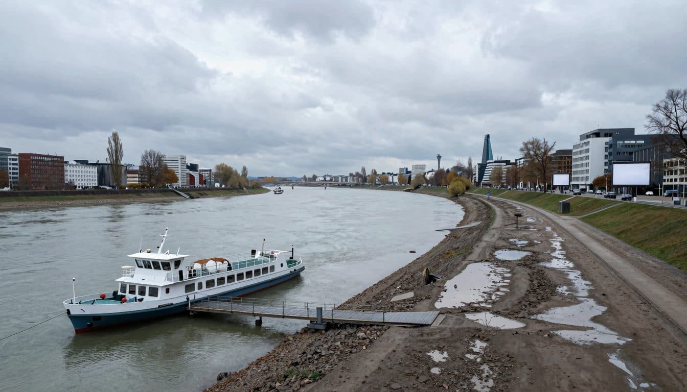 Nach wochenlanger Trockenheit kehrt der Regen an den Rhein zurück