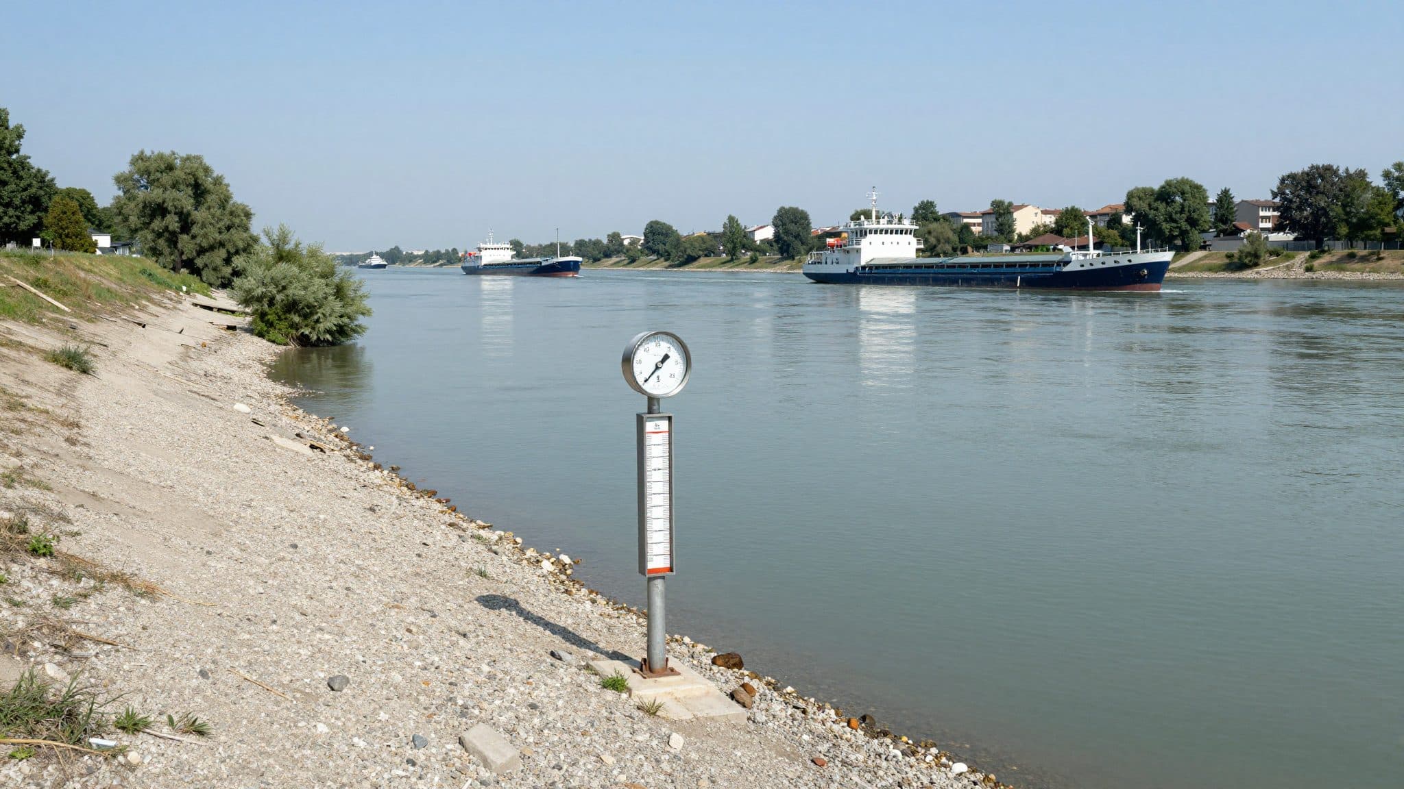 Niedrigwasser auf der Donau: Schifffahrt kämpft mit eingeschränktem Betrieb