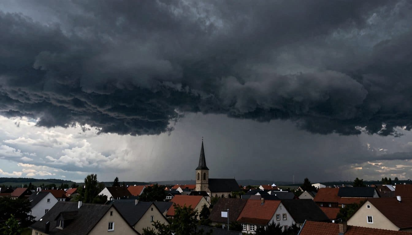 Unwettergefahr in Hessen: Schwere Gewitter mit Starkregen und Hagel erwartet