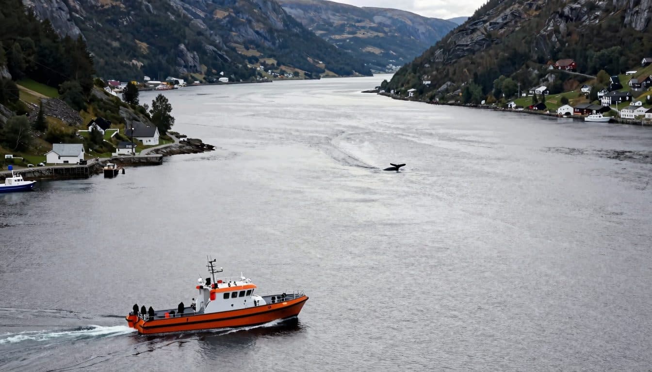 Buckelwal schwimmt in der Flensburger Förde – vermutlich das Tier aus der Kieler Förde