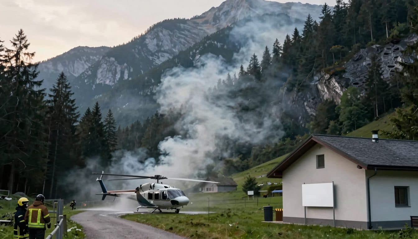 Waldbrand am Saurüsselkopf: Feuerwehr rät Anwohnern zu geschlossenen Fenstern