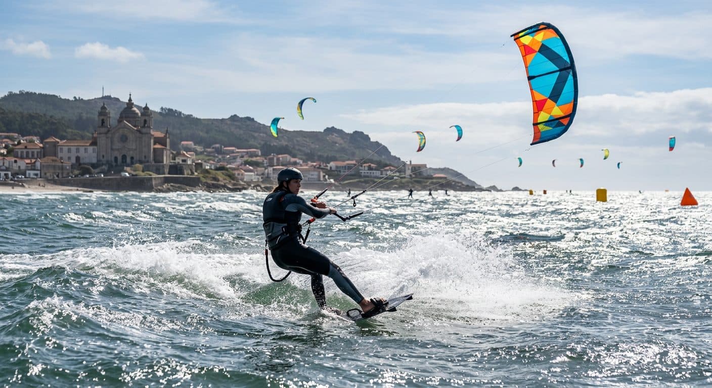 Valentin Bontus zieht bei Kite-WM souverän in die Goldflotte ein
