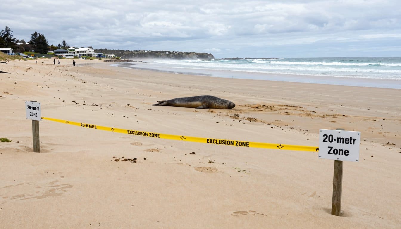 Behörden in Tasmanien bitten darum, dem See-Elefanten Neil mehr Platz zu lassen