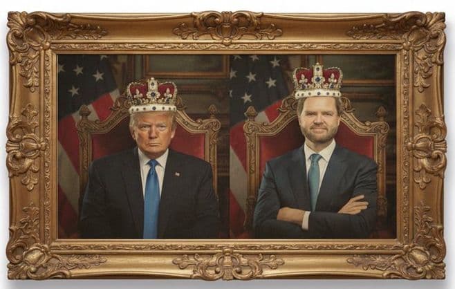 Trump and Vance as Kings