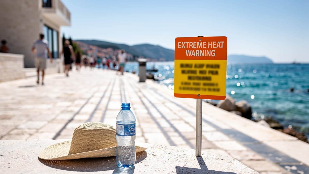 Hitzewelle in Kroatien hält an: Warnungen für Adriaküste und Verhaltensregeln für Urlauber