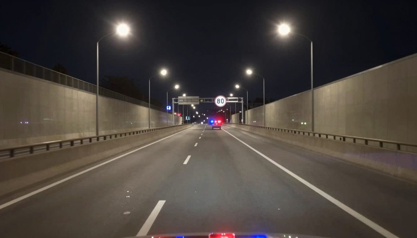 19-Jähriger ohne Führerschein mit 158 km/h durch 80er-Zone auf Wiener Südosttangente