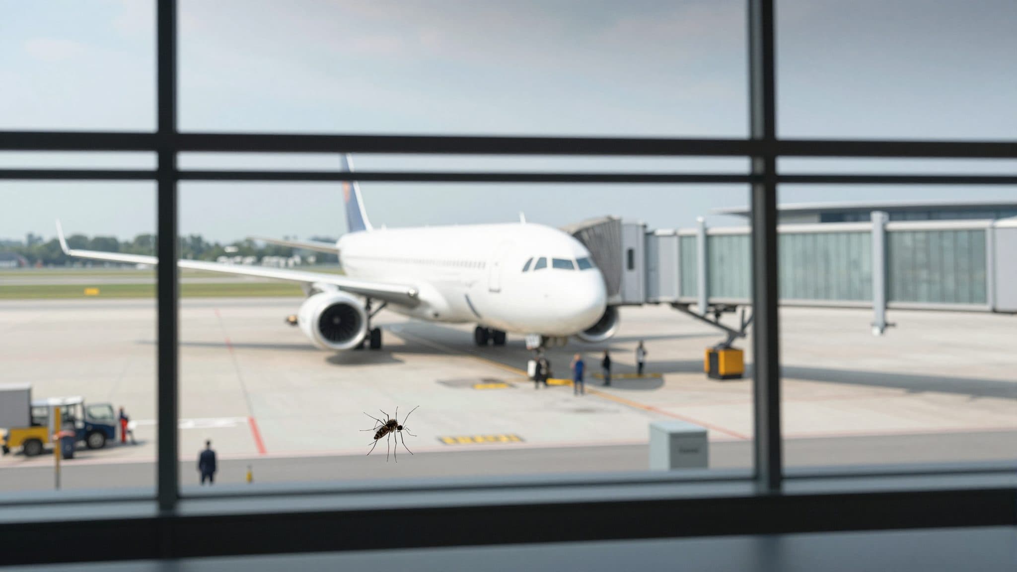Malaria am Frankfurter Flughafen: Vier Mitarbeiter nach Mückenstich infiziert