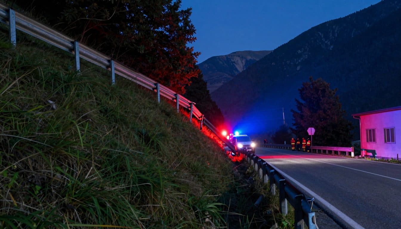 Auto stürzt in Assling über einen Hang: 18-Jähriger in kritischem Zustand, 21-jähriger Lenker leicht verletzt