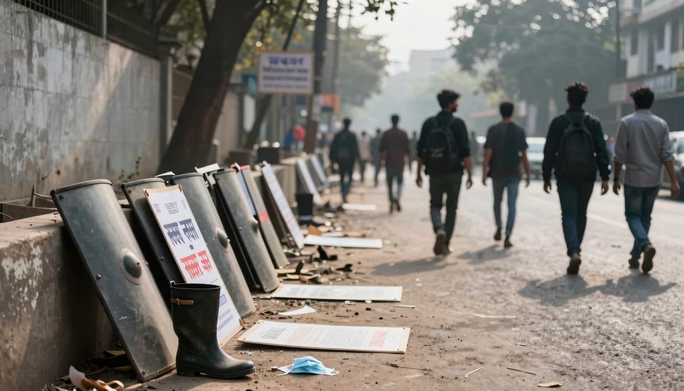 Indische Jugendbewegung "Kakerlaken-Volkspartei" setzt Demonstrationen nach Zusammenstößen mit Polizei aus
