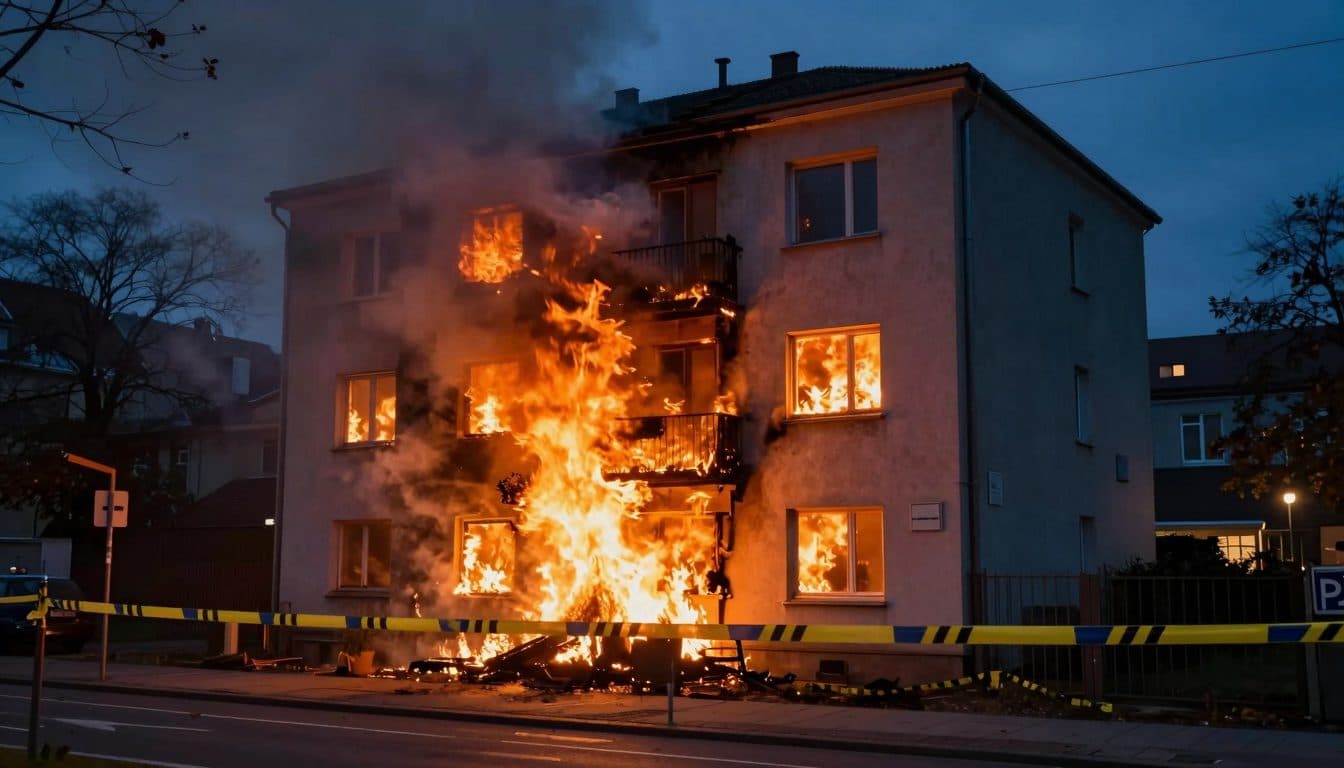 Frau stirbt nach Wohnungsbrand in Berlin-Lichtenrade