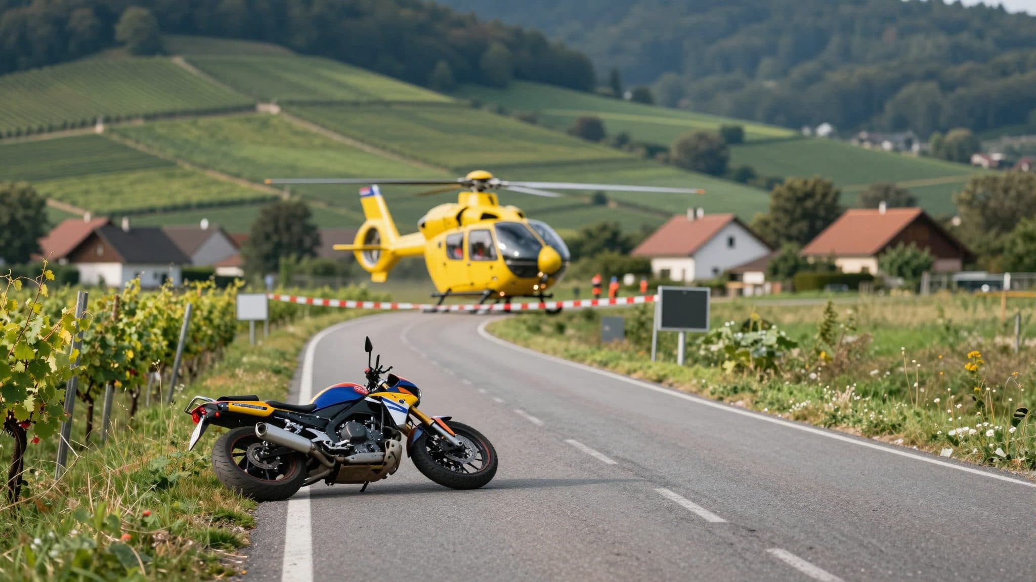 Achtzigjährige stürzt in Niederösterreich von Motorrad und wird schwer verletzt