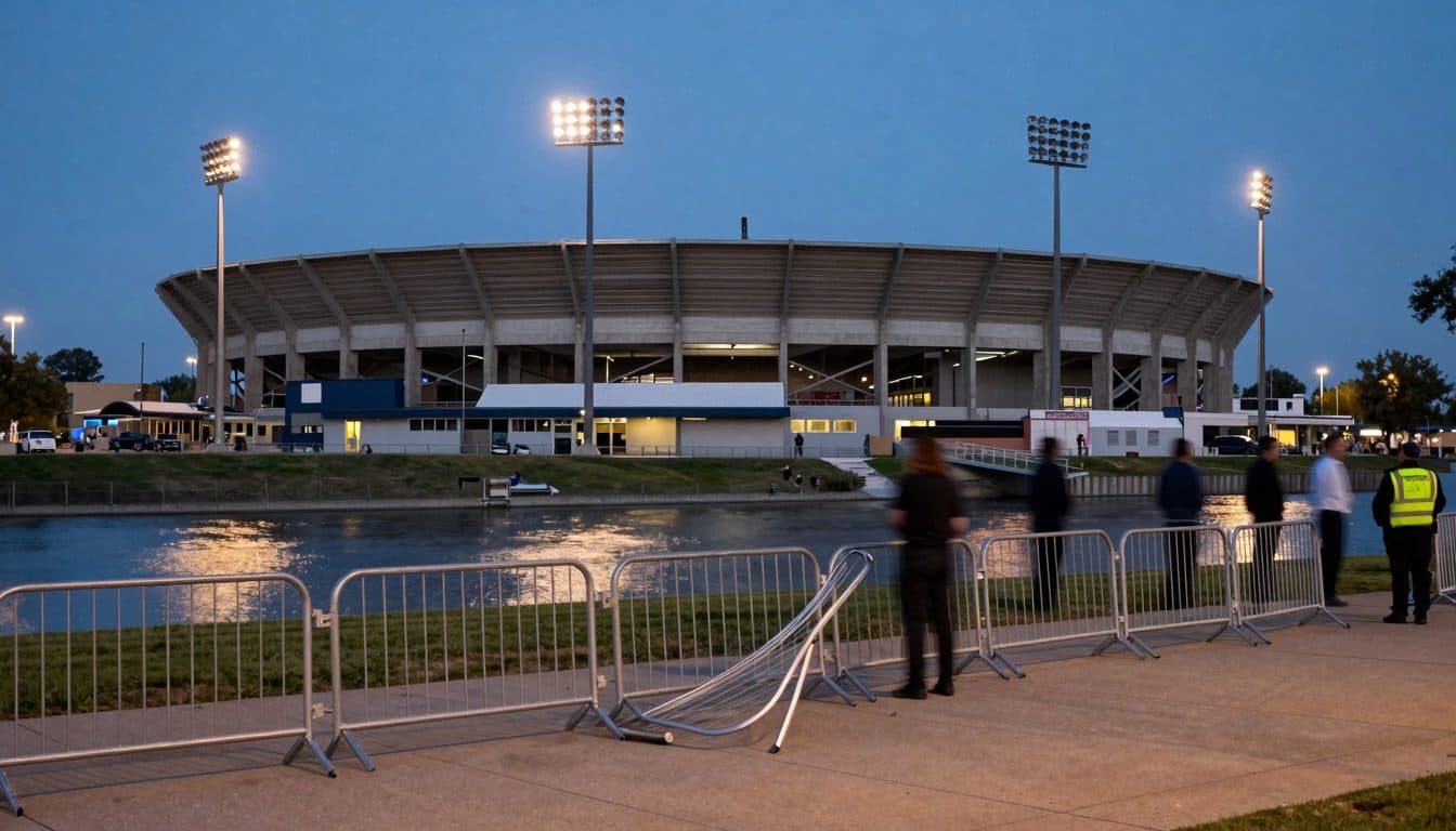 Randalierende Fußballfans verletzen Stadion-Mitarbeiter vor Testspiel in Linz