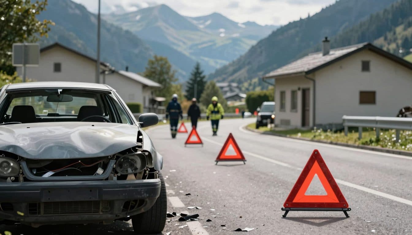 Sechs Verletzte bei Kollision zweier Autos in Erpfendorf auf der B 178