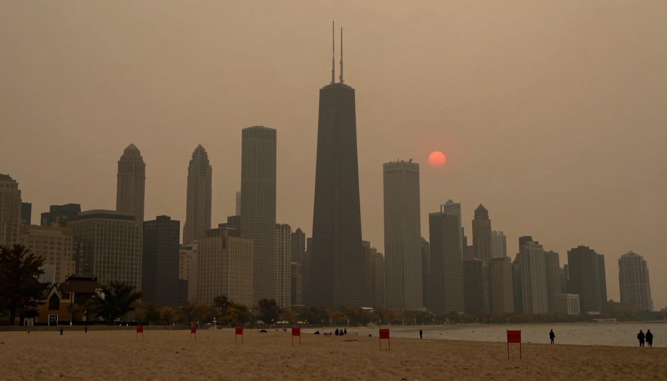Rauch von Waldbränden in Kanada hüllt US-Großstädte ein – Luftqualität in Chicago teils "gefährlich"