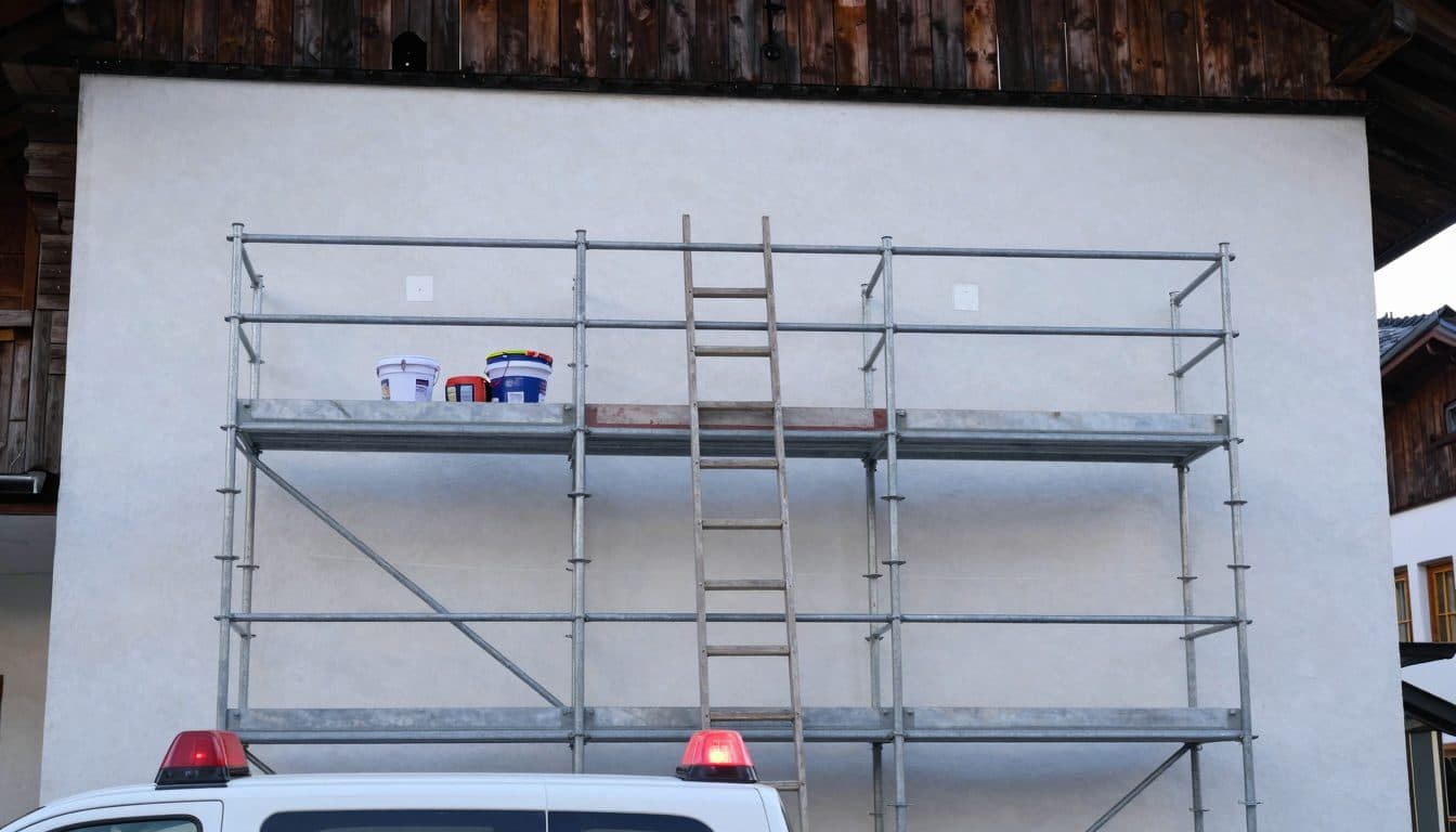 64-Jähriger stürzt in Sölden vom Gerüst und wird schwer verletzt