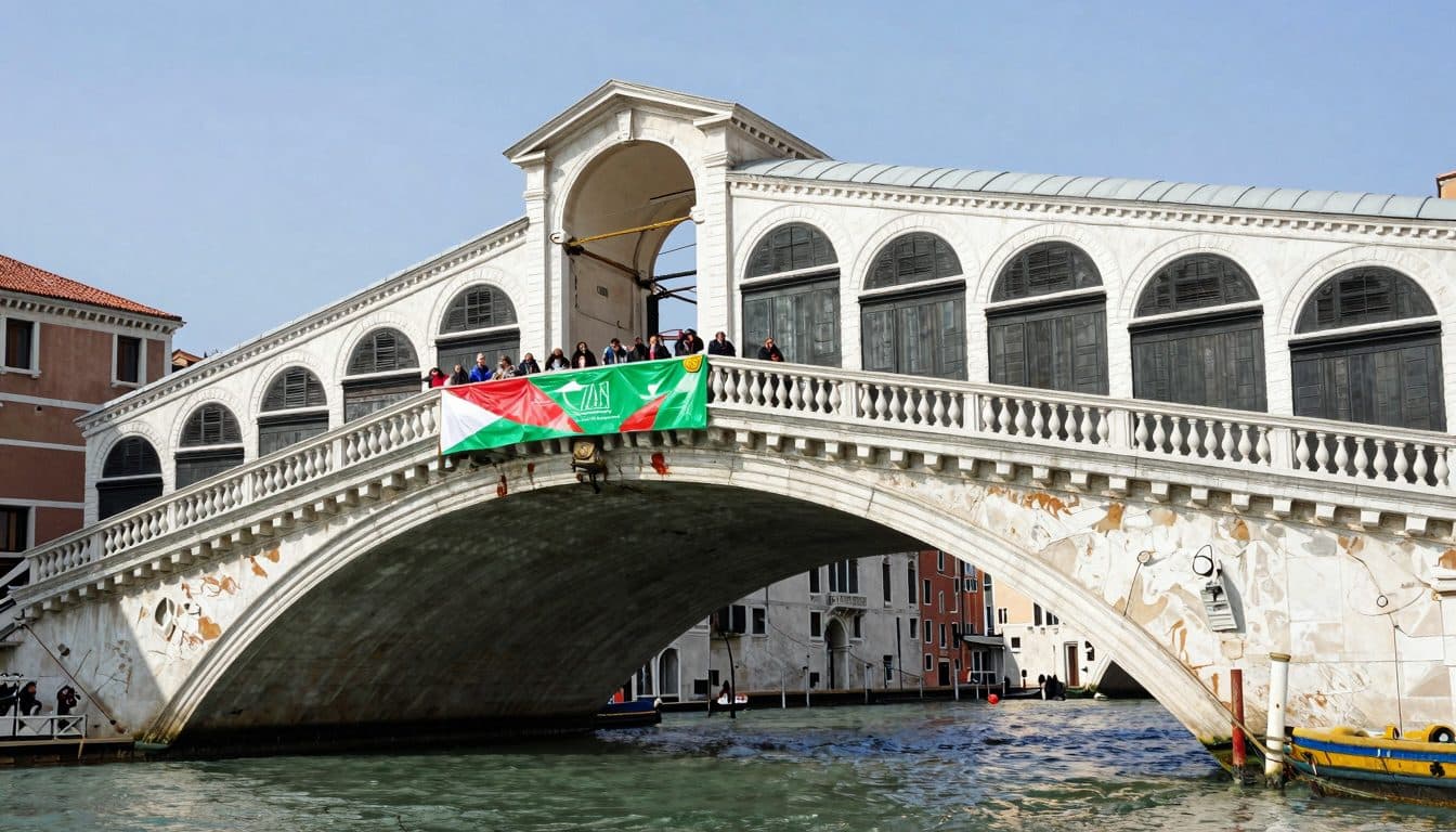 Farb-Attacke auf Rialtobrücke: Drei Pakistani angezeigt