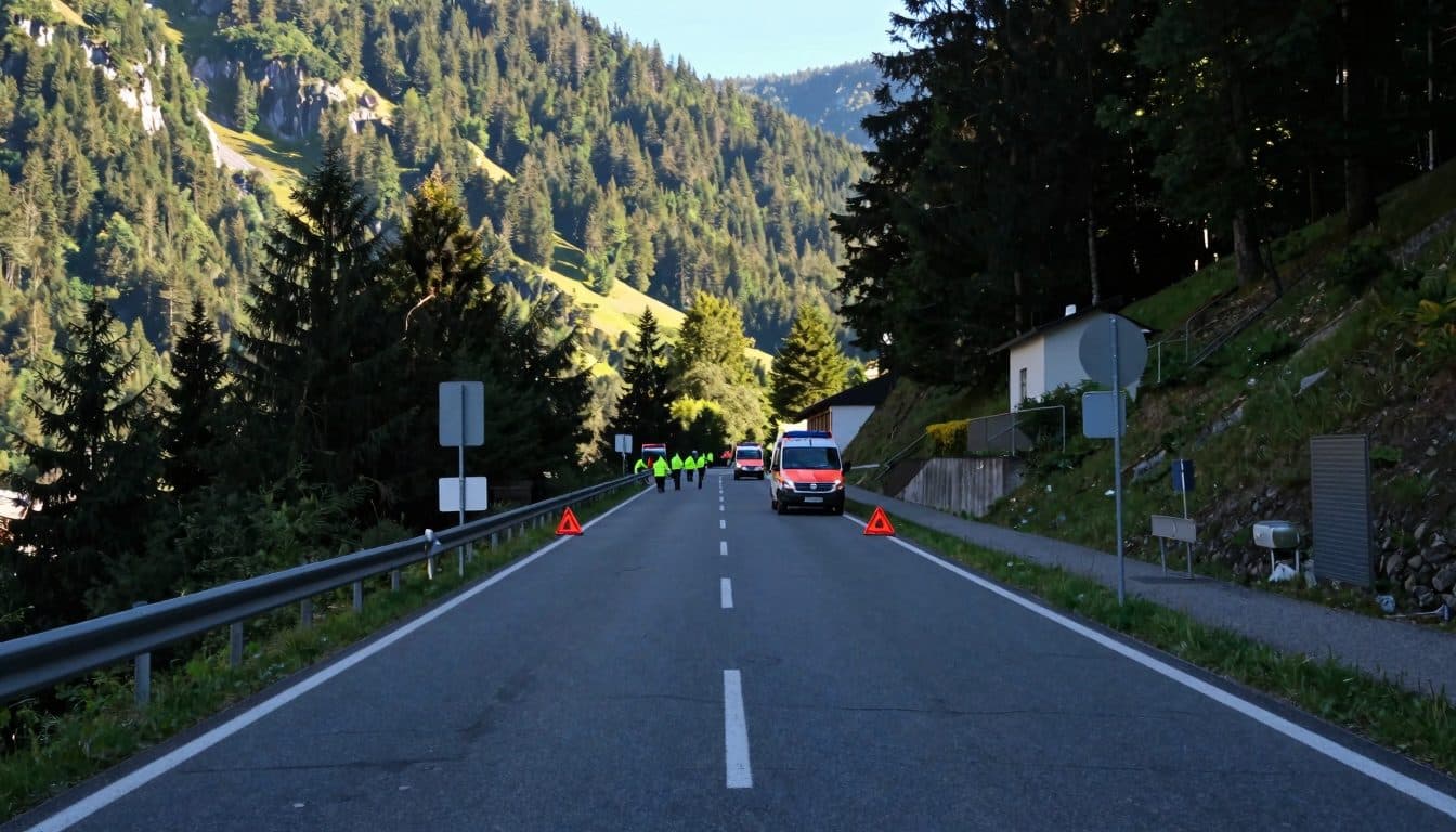 Motorradlenker kollidiert in Abtenau mit Pkw – Unfall auf der Gschütt Straße