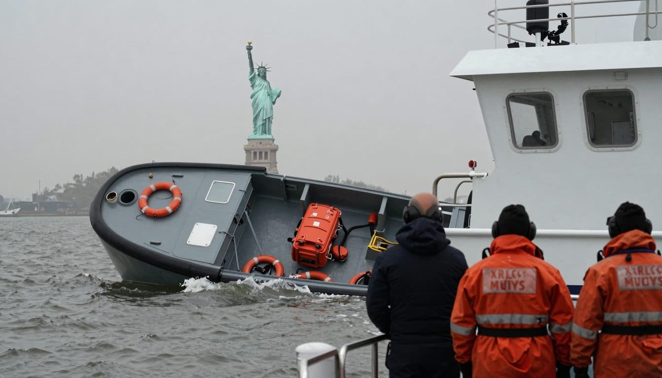 Zwei Tote nach Kentern eines Bootes im Hafen von New York