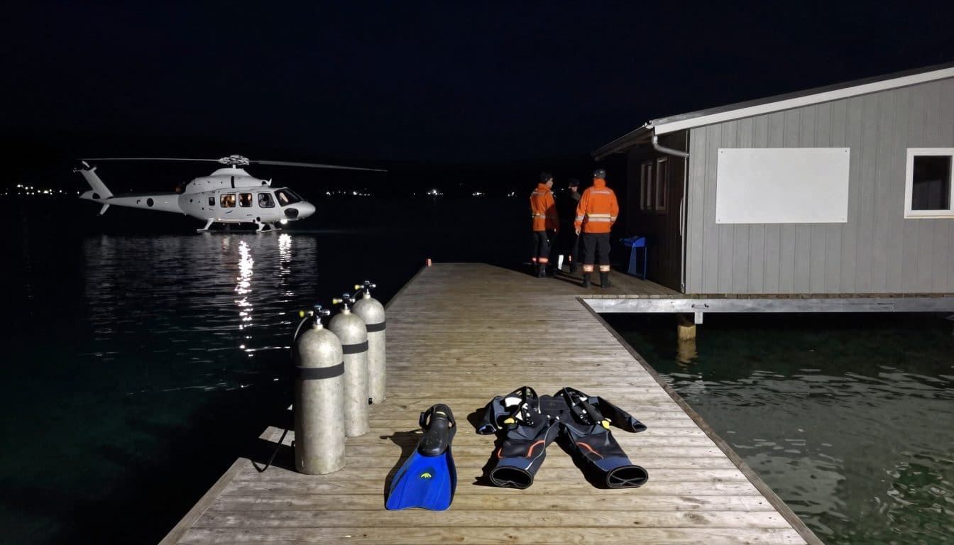 Taucherin erleidet Panikattacke bei Nachtauchgang im Attersee
