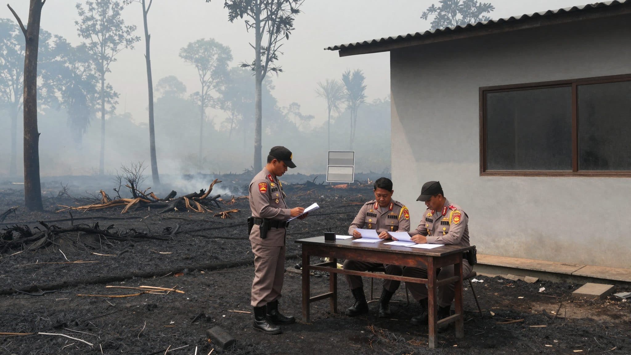 Indonesische Polizei nimmt 72 Verdächtige wegen Waldbränden fest