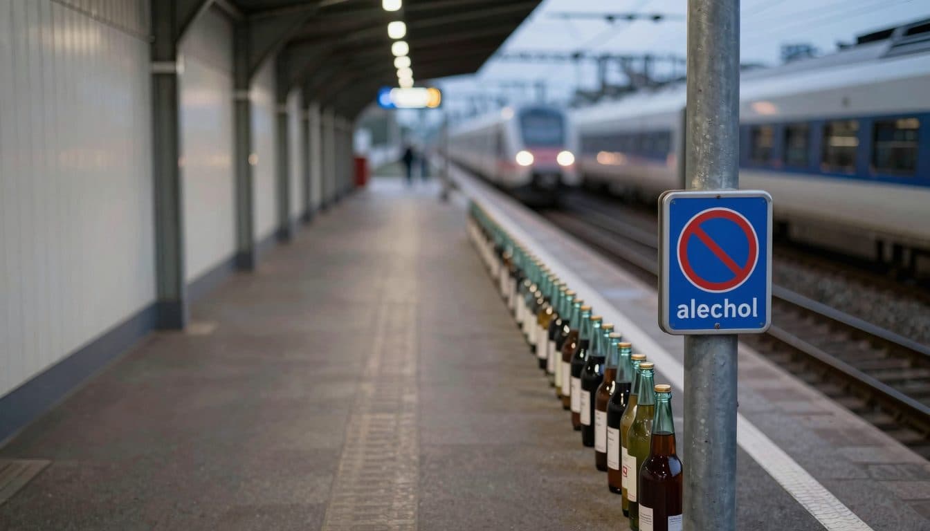 Deutsche Bahn kündigt bundesweites Alkoholverbot an allen Bahnhöfen an