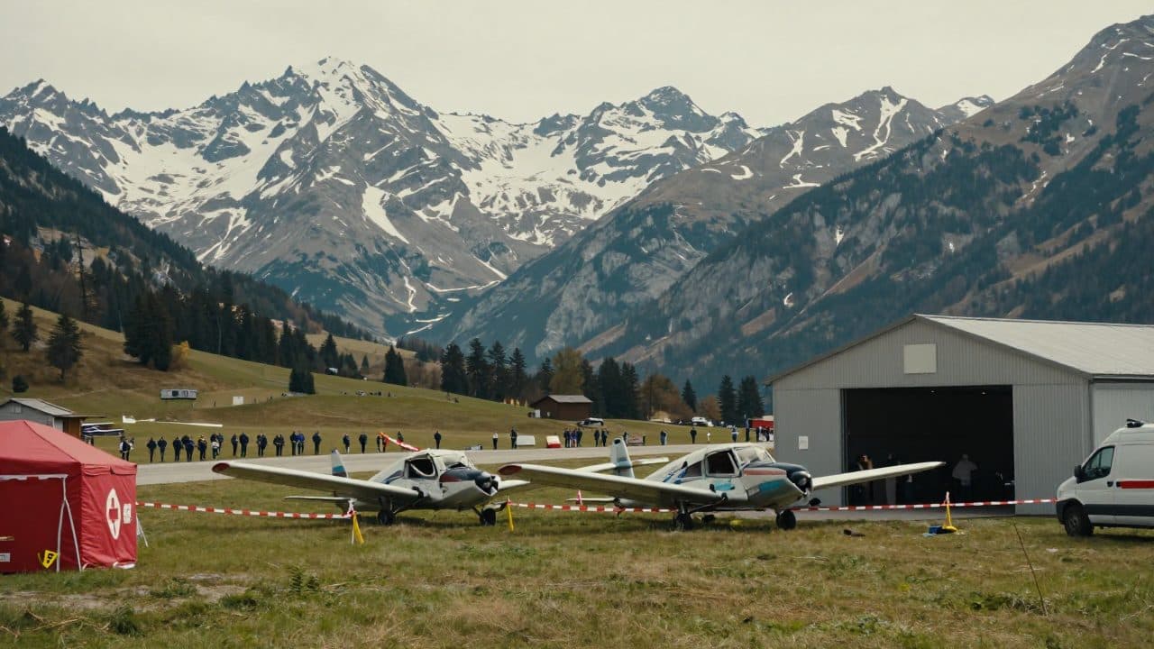 Kollision zweier Kleinflugzeuge bei Flugzeugtreffen in Krimml im Pinzgau: Zwei Verletzte