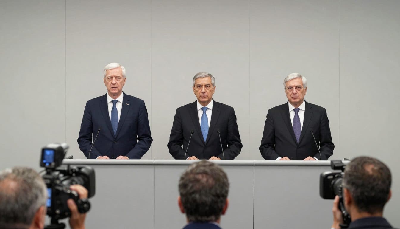 Merz vor schwierigem Herbst: Unionsspitzen aus CDU, SPD und CSU stellen sich der Presse