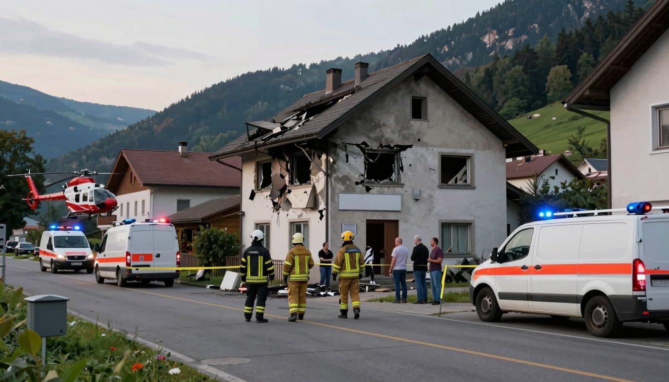 Detonation in Wohnhaus in Zurndorf: Zwei Personen verletzt