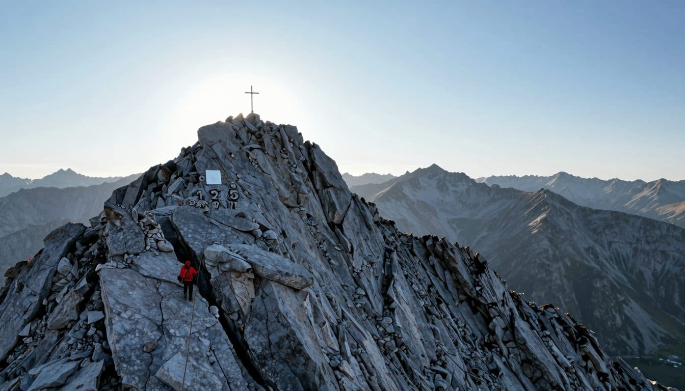Bergretter bergen Schaf auf 2159 Metern vom Gipfel der Taghaube