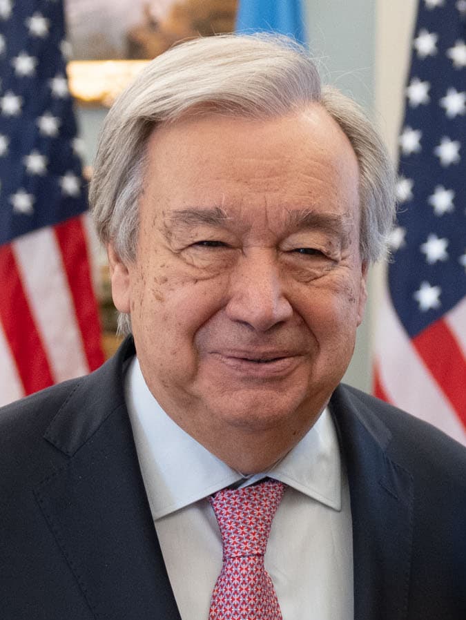António Guterres United Nations Secretary-General in 2024 (cropped)
