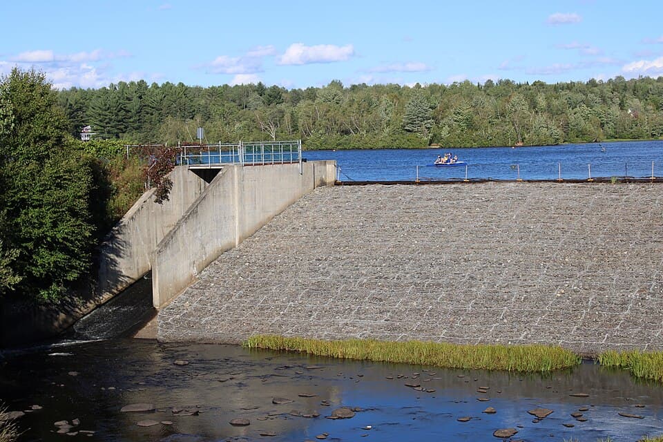 Barrage lac Boissoneault à Saint-Claude