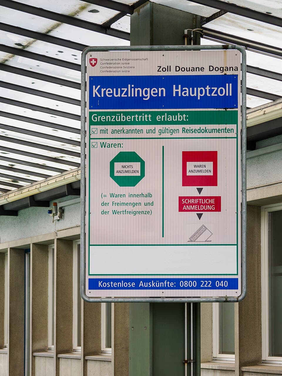 Hauptzoll Kreuzlingen - Zollregeln (2023)